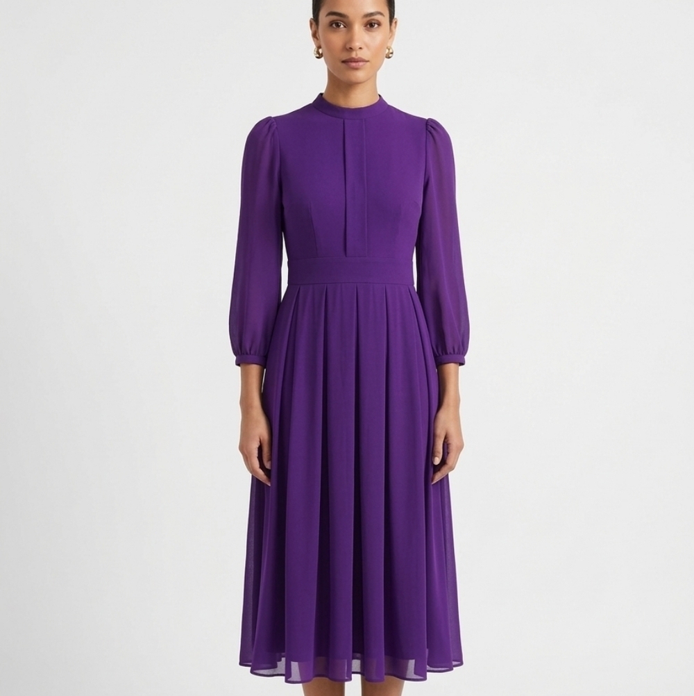 Purple Silk Dress💜